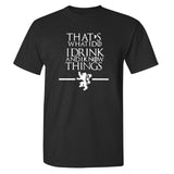 Summer Men's Tshirts Game of Thrones
