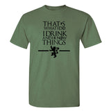 Summer Men's Tshirts Game of Thrones
