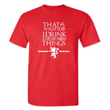 Summer Men's Tshirts Game of Thrones