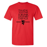 Summer Men's Tshirts Game of Thrones