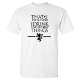 Summer Men's Tshirts Game of Thrones