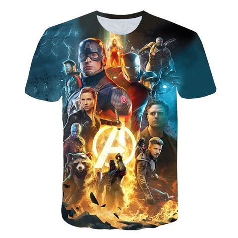 2019 April New design t shirt marvel