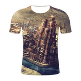 HZIJUE 3d Print T-shirt Iron Throne