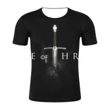 HZIJUE 3d Print T-shirt Iron Throne