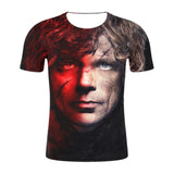 HZIJUE 3d Print T-shirt Iron Throne