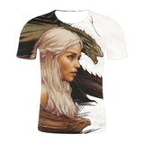 HZIJUE 3d Print T-shirt Iron Throne