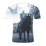 HZIJUE 3d Print T-shirt Iron Throne