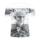 HZIJUE 3d Print T-shirt Iron Throne