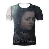 HZIJUE 3d Print T-shirt Iron Throne