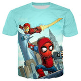baby boy cartoon tees Marvel