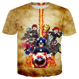 baby boy cartoon tees Marvel