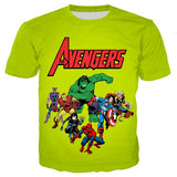 baby boy cartoon tees Marvel